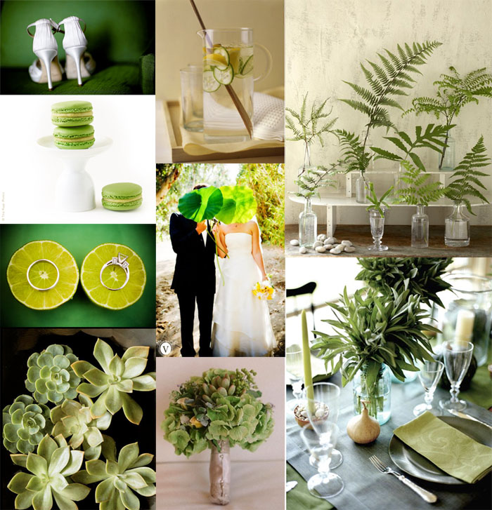 Colors Green Wedding