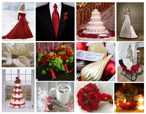 Red Winter Wedding